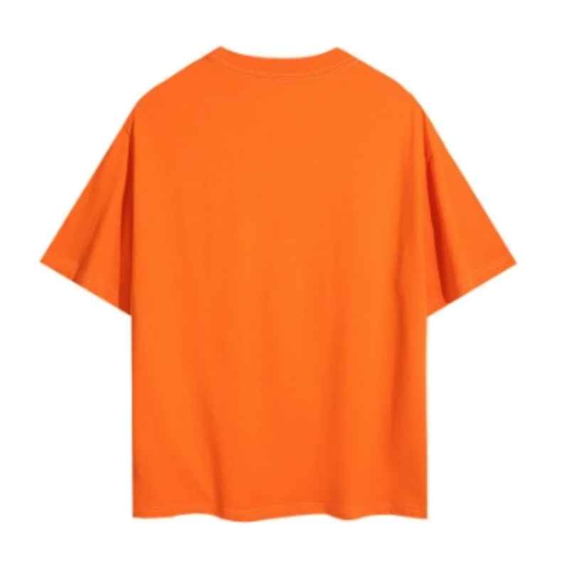 Spider T-shirt – Minimalist Small Logo Orange Streetwear Tee