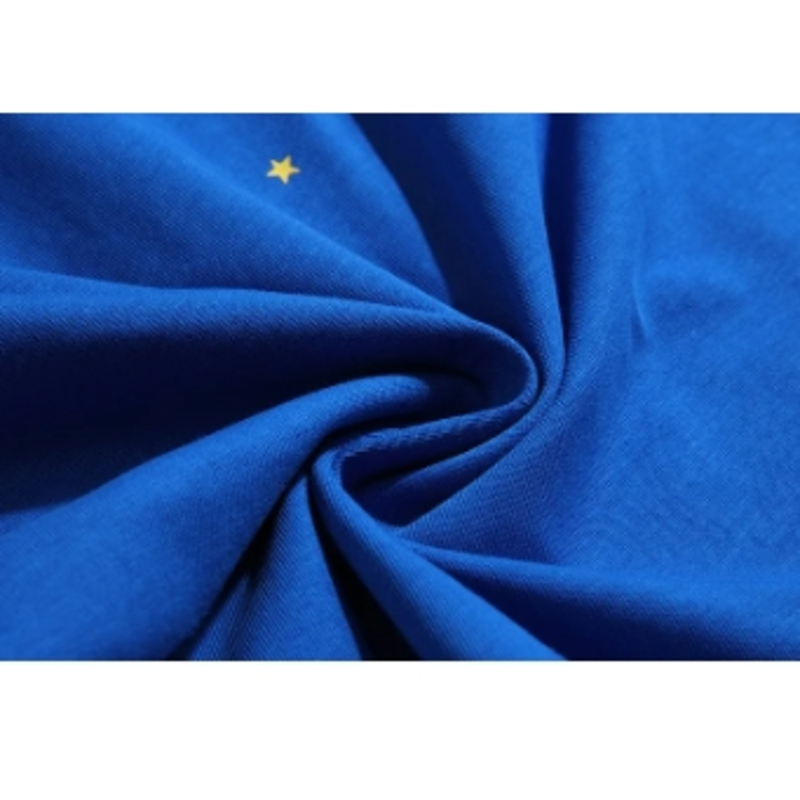 Men’s Blue Spider Graphic Cotton T-Shirt, Soft Streetwear Style Top