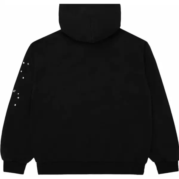 Sp5der I Heart SP5 Souvenir Hoodie Black | Unisex Y2K Graphic Oversized Sweatshirt