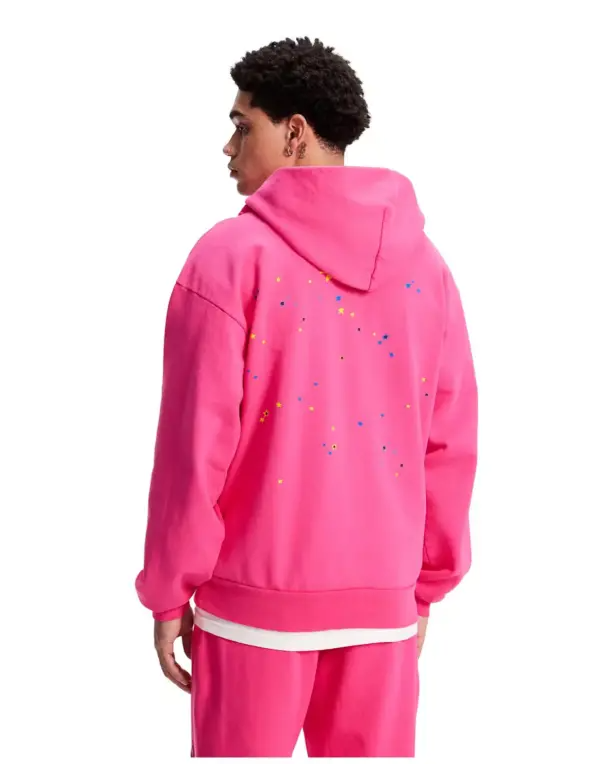 Sp5der P*NK V2 Hoodie Pink