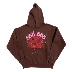 Sp5der Web Hoodie Brown