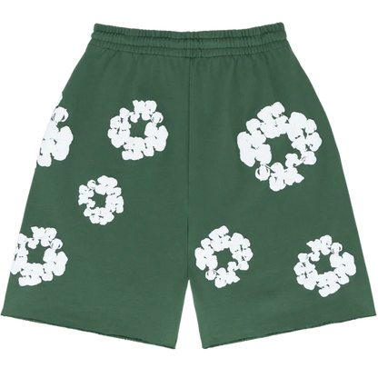 Denim Tears The Cotton Wreath Shorts Green