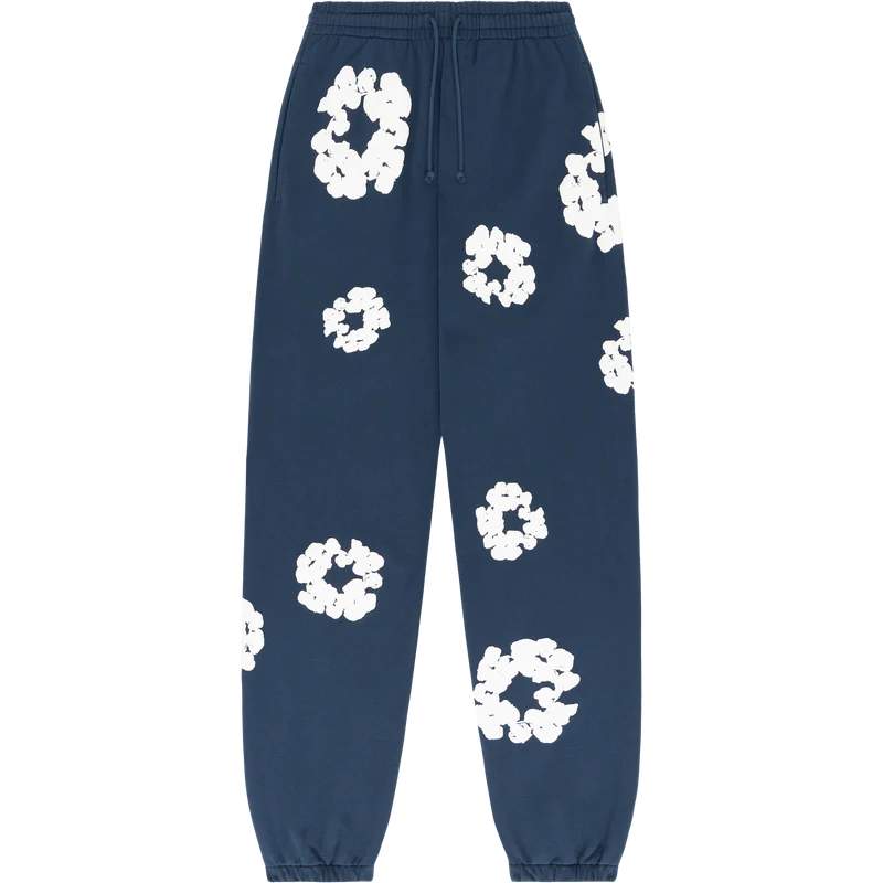 Denim Tears The Cotton Wreath Sweatpants Navy