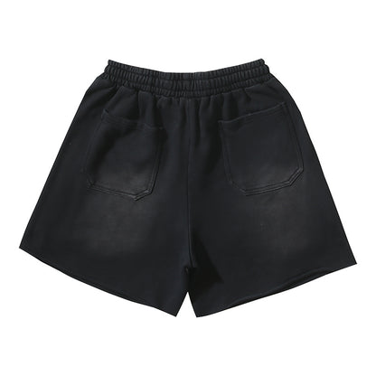Hellstar Side Stripe Circular Logo Snap Shorts