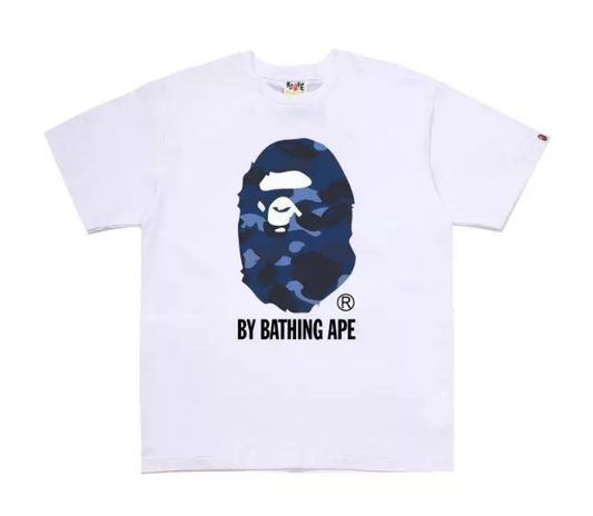 BAPE Blue Camo Ape Head T-Shirt