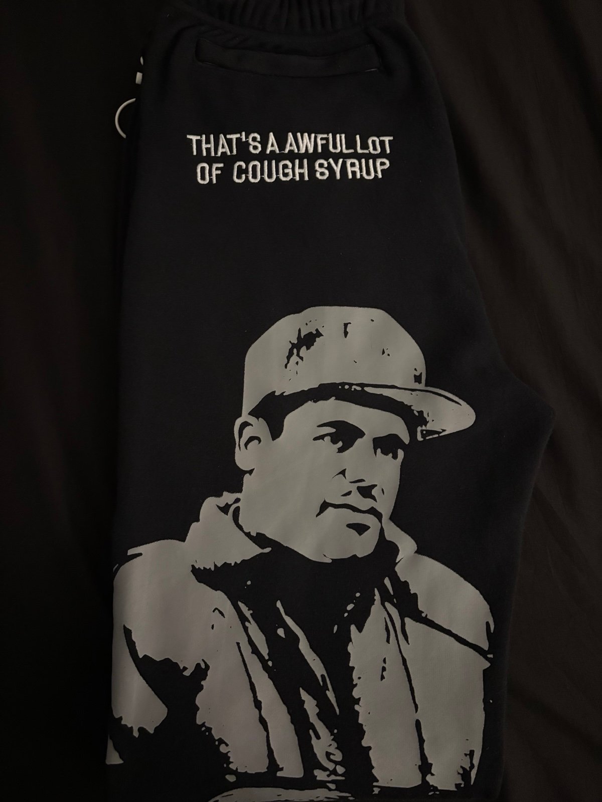 Graphic Sweatpants – "That’s A Awful Lot Of Cough Syrup" | Unisex Y2K Baggy Joggers