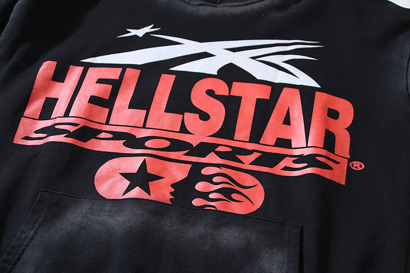 Hellstar If You Dont Like Us Beat Us Hoodie Black