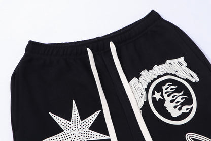 Hellstar "Only In Darkness" Flare Sweatpants Black