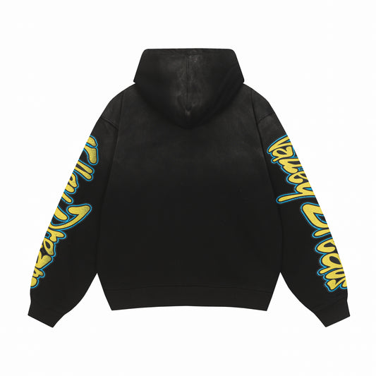 Vale Forever Taz Zip Up Hoodie 'Black'