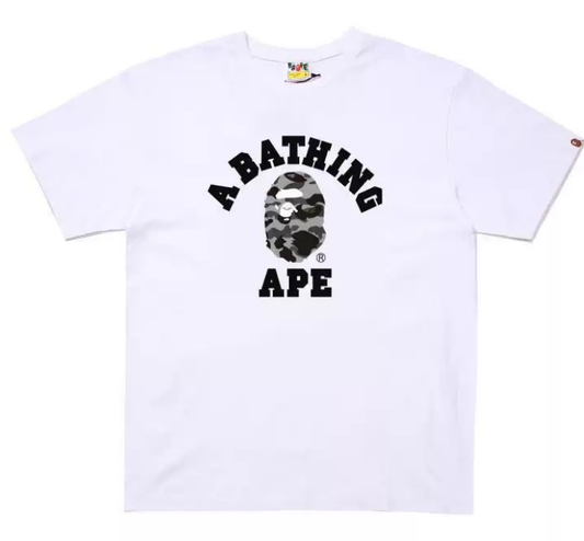 BAPE Monotone Camo College Tee