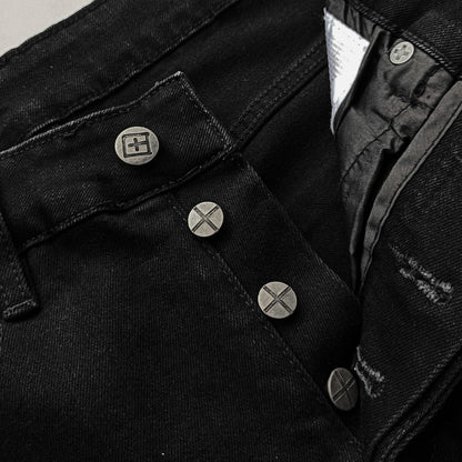 Ksubi Chitch Slim Men's Jet Black Jeans