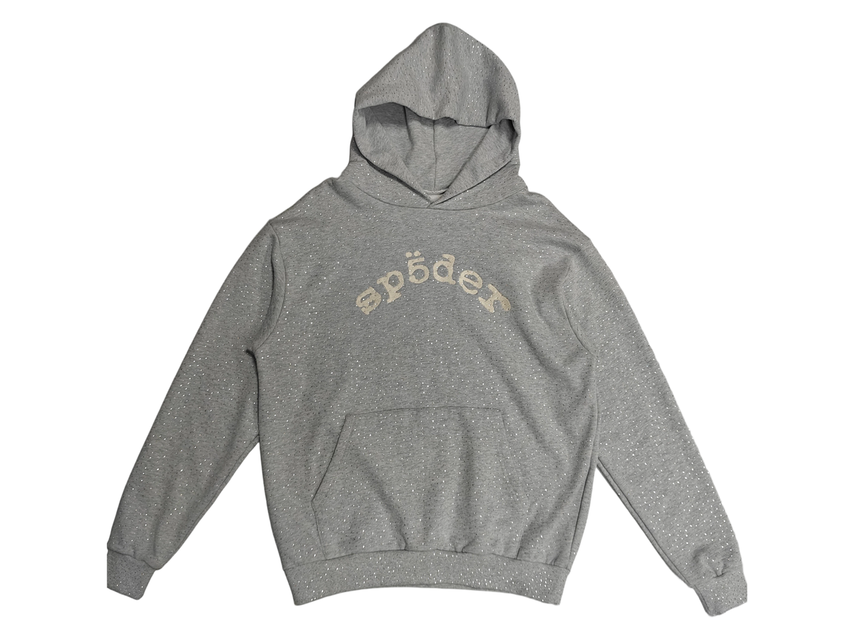 Sp5der Rhinestone Logo Hoodie (Multiple Colors Available)