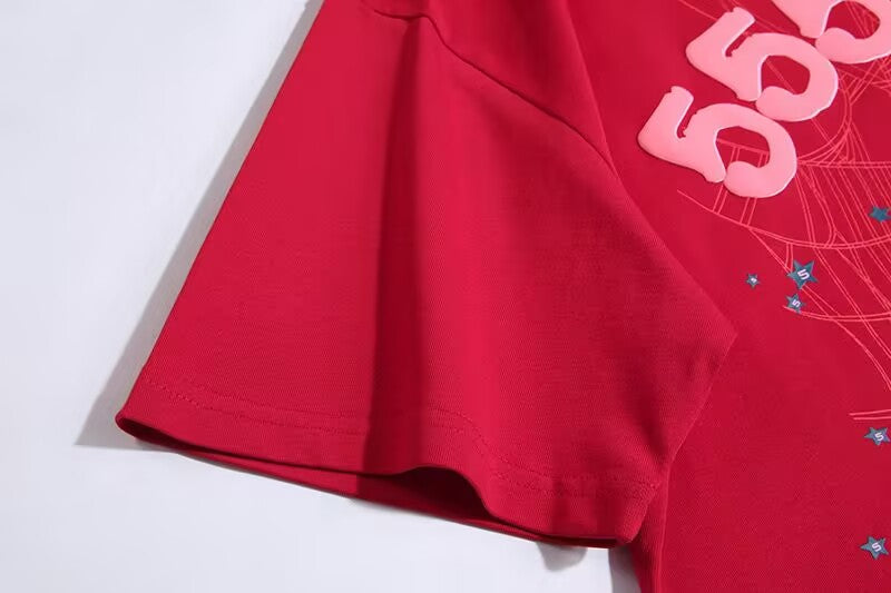 Spider Fiery Red T-Shirt, Igniting Summer Vitality