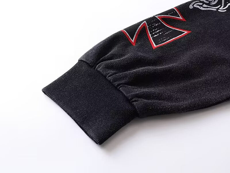 Godspeed Hollywood Burnout L/S Tee – Black | Unisex Y2K Oversized Cotton Tee