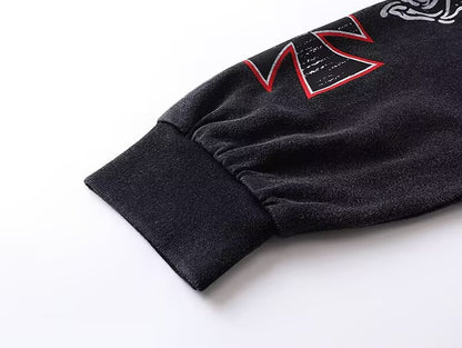 Godspeed Hollywood Burnout L/S Tee – Black | Unisex Y2K Oversized Cotton Tee