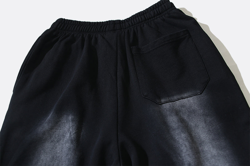 Hellstar Vintage Sun-Faded Black Sweatpants