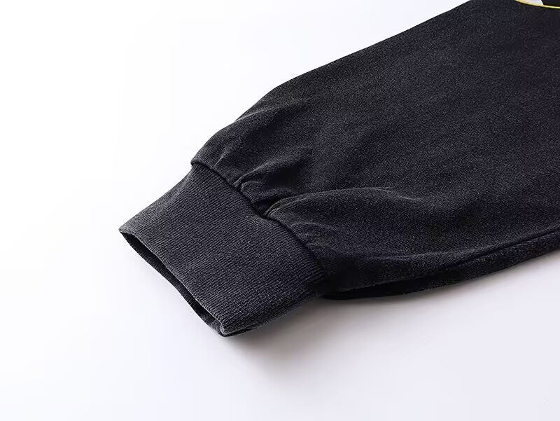Godspeed Desert Supercar L/S Tee – Black | Unisex Y2K Oversized Cotton Tee