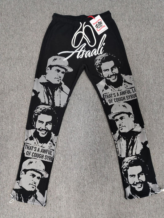 Graphic Sweatpants – "That’s A Awful Lot Of Cough Syrup" | Unisex Y2K Baggy Joggers