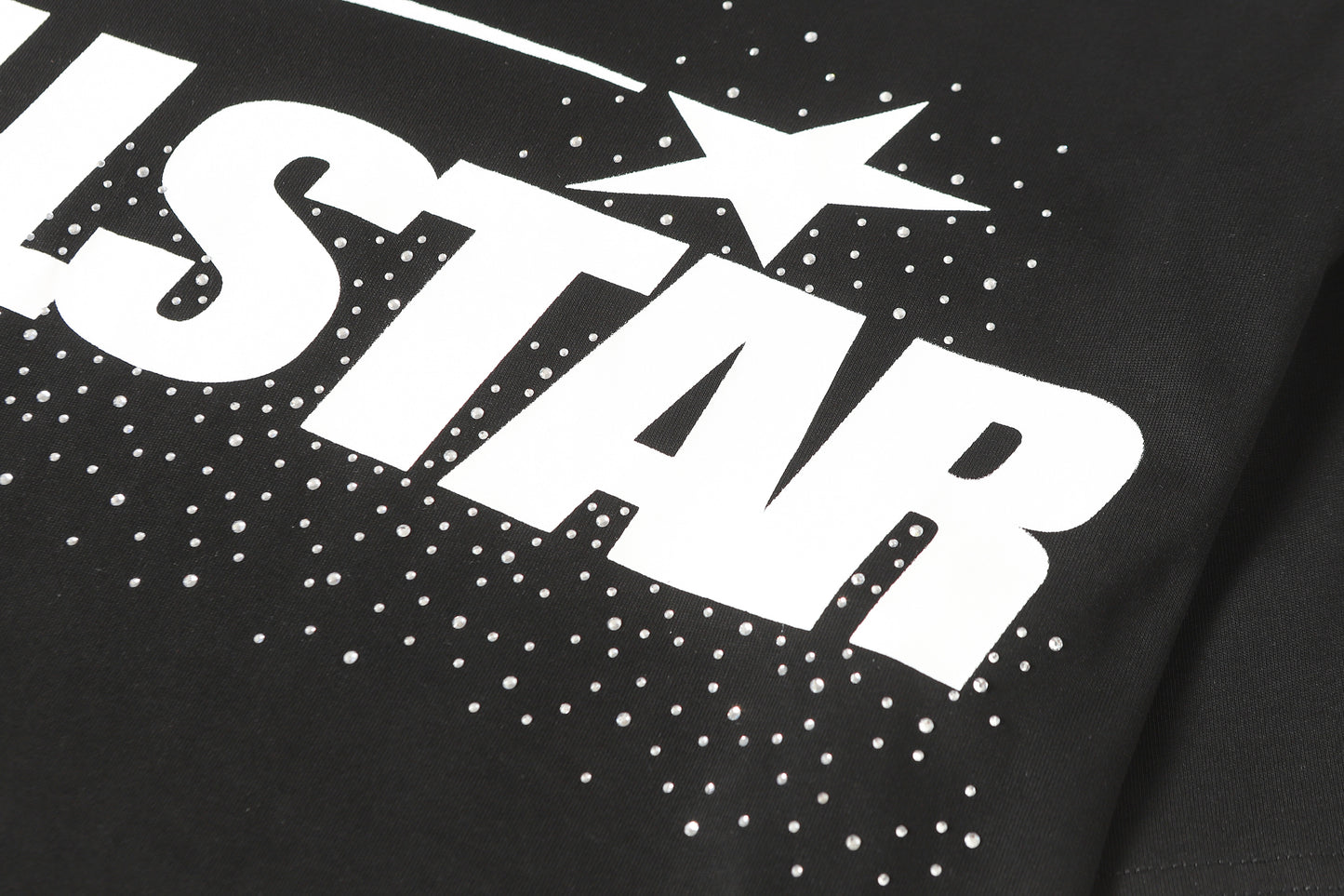 Hellstar Graphic Logo Rhinestone Vintage Black T-Shirt