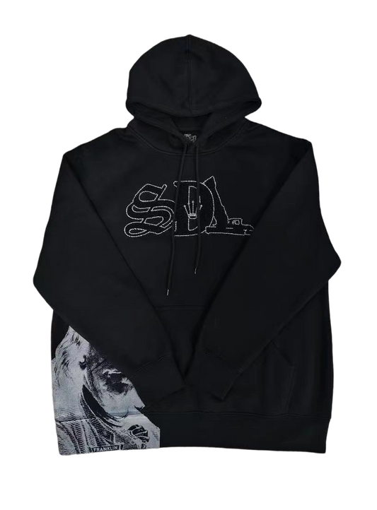 SDL Franklin Rhinestone Graphic Hoodie