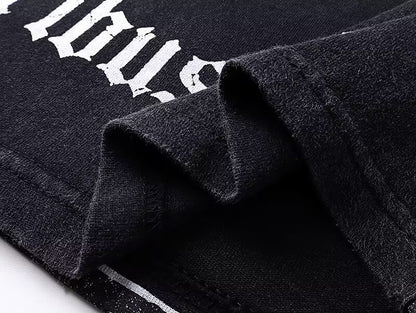 Godspeed Hollywood Burnout L/S Tee – Black | Unisex Y2K Oversized Cotton Tee