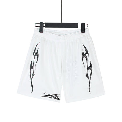 Hellstar Shard Flame Mesh Basketball Shorts