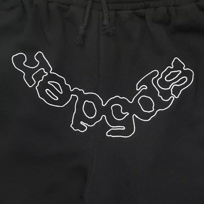 Sp5der Worldwide OG Logo Sweat Shorts Black