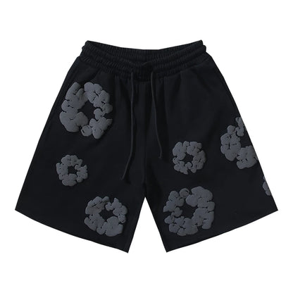 Denim Tears The Cotton Wreath Shorts Black