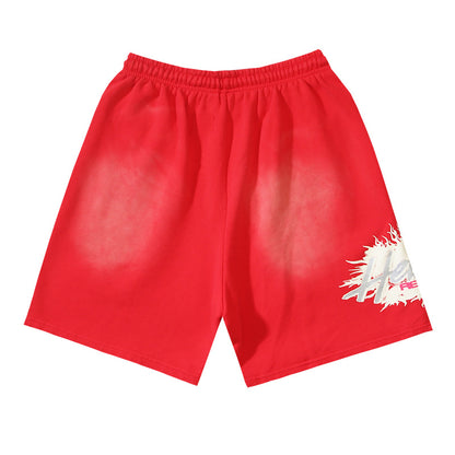 Hellstar What Heaven Sounds Like Flame Sweat Shorts