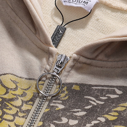 Vale Forever Nostalgia Zip Up 'Tattered/Grey'
