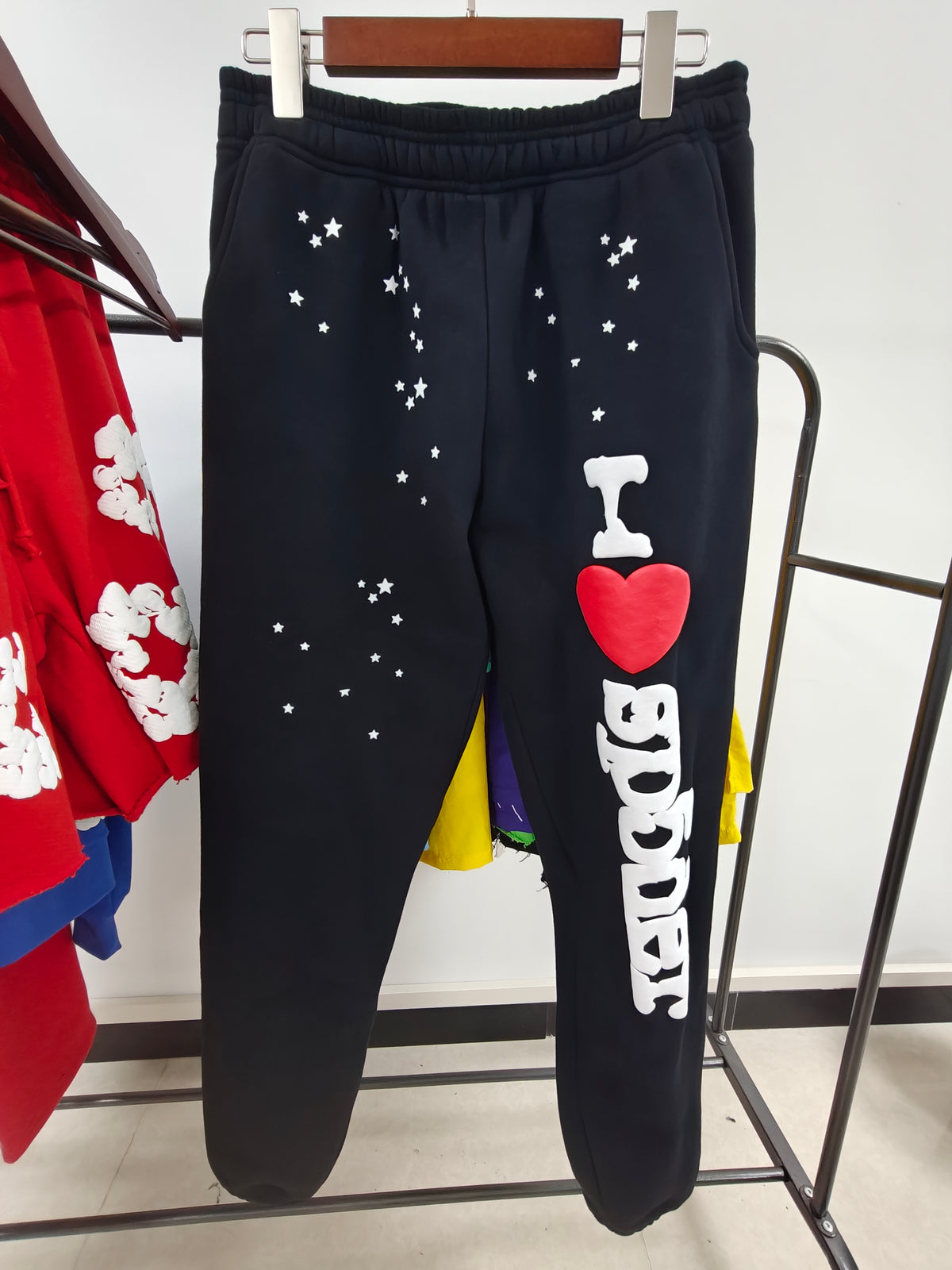 Sp5der Souvenir SP5 Sweatpants Black
