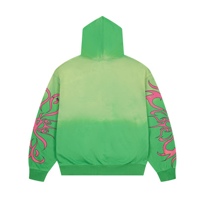 Vale Forever Inferno Zip Up Hoodie Green