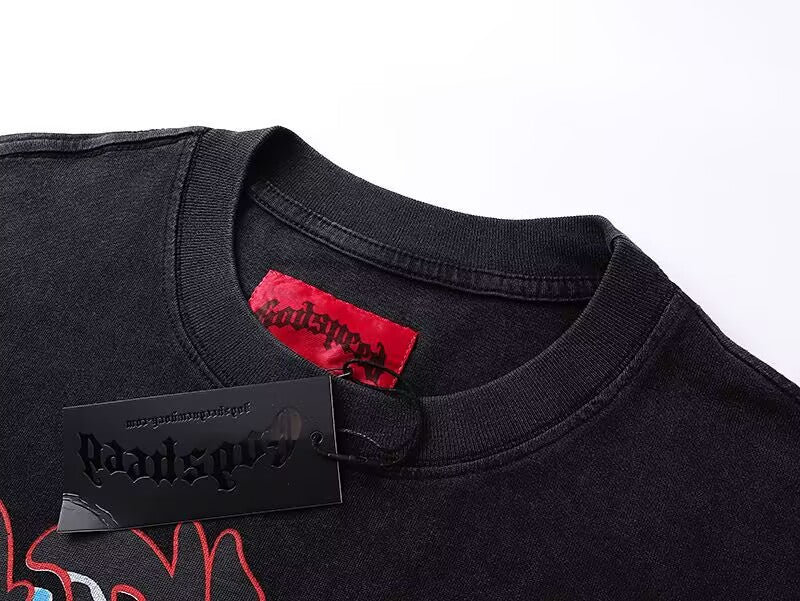 Godspeed Racing Skeleton Black L/S Tee – Black | Unisex Y2K Oversized Cotton Tee