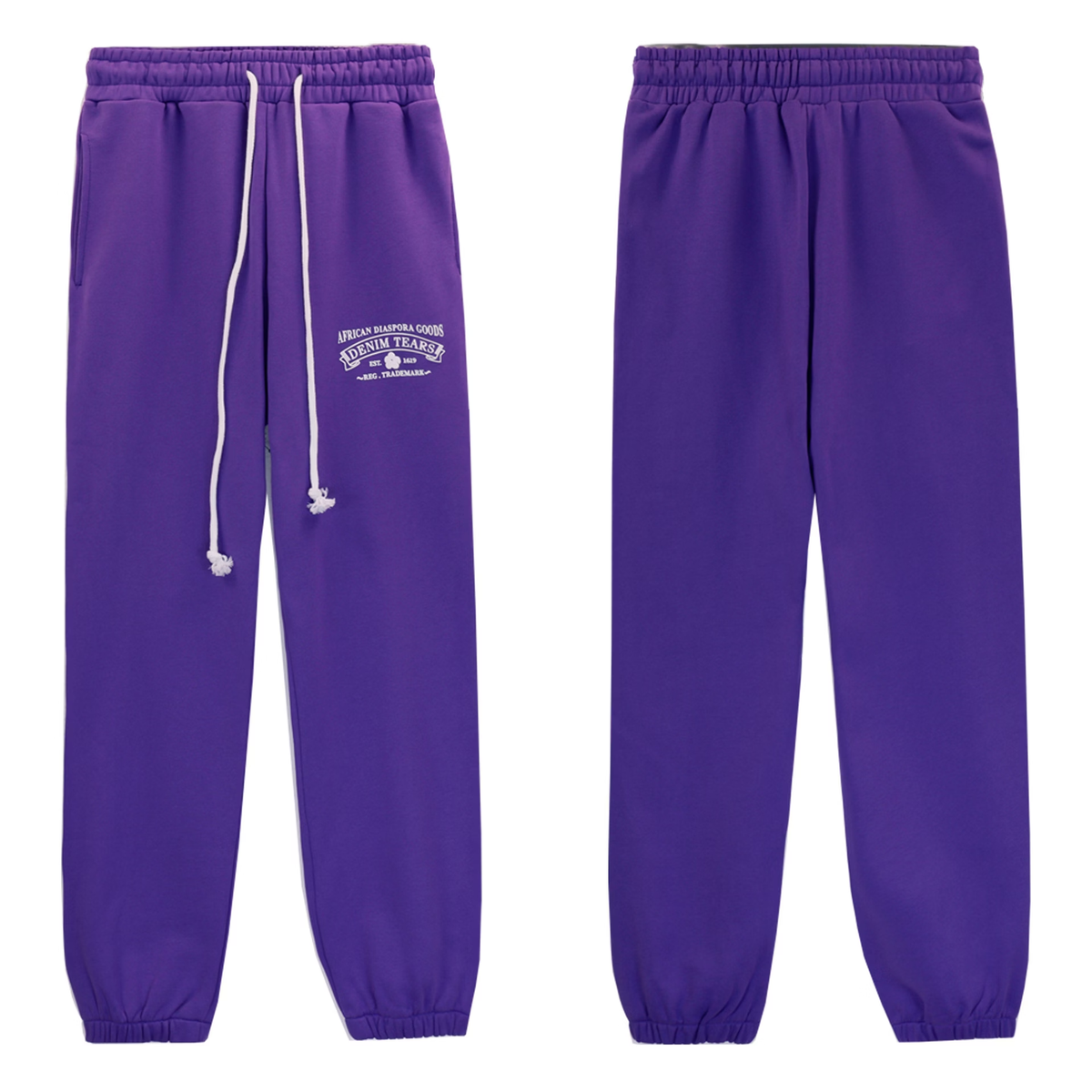 Denim Tears African Diaspora Goods Sweatpants Purple