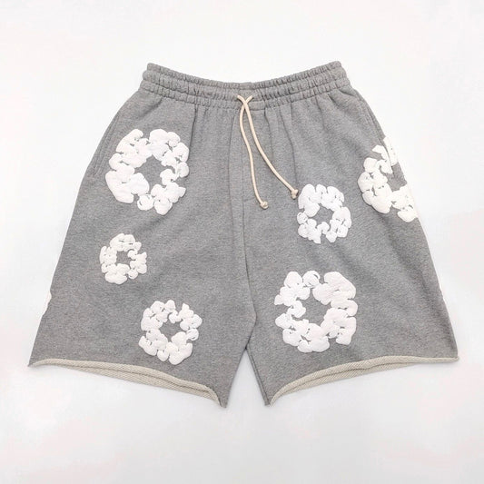 Denim Tears Cotton Wreath Shorts Grey