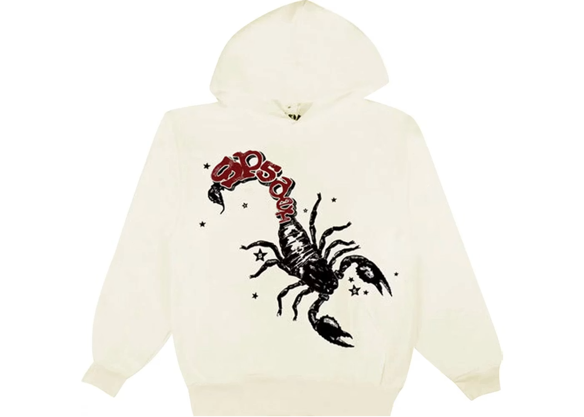 Sp5der x Mariah The Scientist Scorpion Hoodie 'Cream'