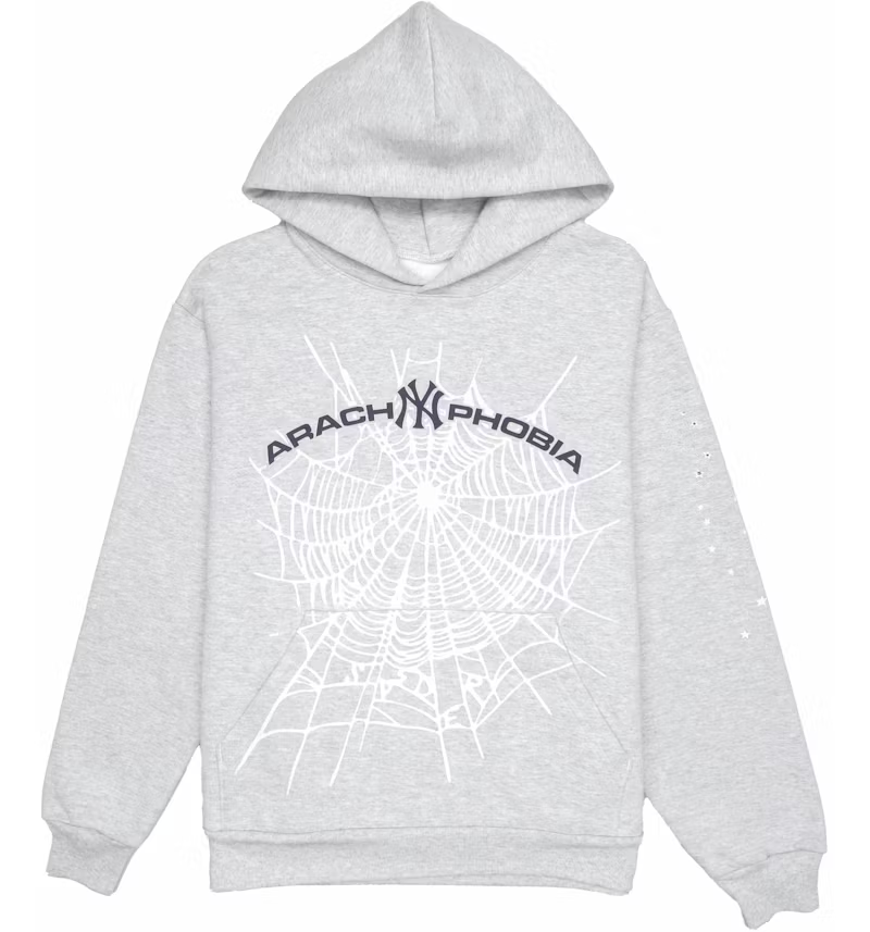 Sp5der Arach NY Phobia Hoodie 'Ash Grey'