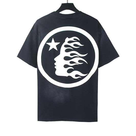 Hellstar Graphic Logo Vintage Washed Black T-Shirt