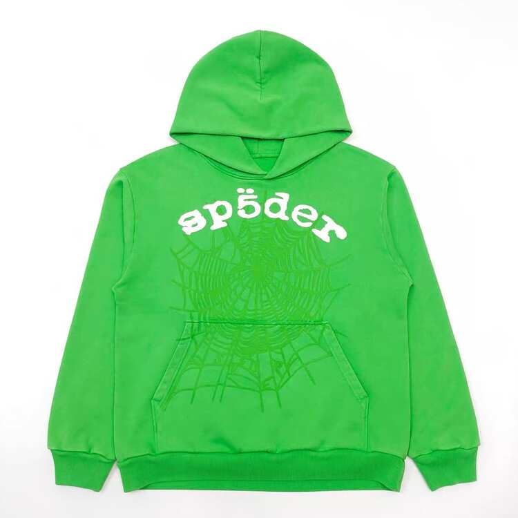 Sp5der OG Web V2 Hoodie Green
