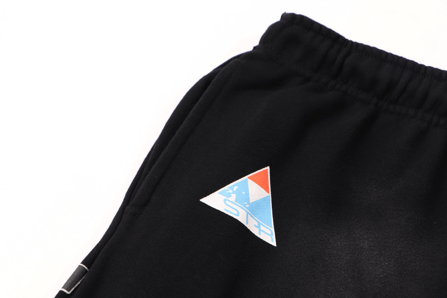 Hellstar Graphic Print Washed Black Sweatpants