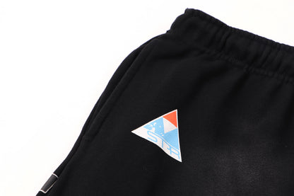 Hellstar Graphic Print Washed Black Sweatpants