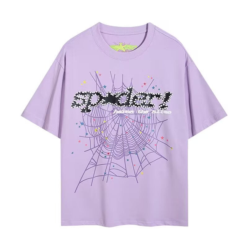 Men’s Spider Graphic Cotton T-Shirt Soft Feel Streetwear Tee