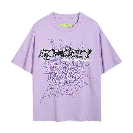 Men’s Spider Graphic Cotton T-Shirt Soft Feel Streetwear Tee