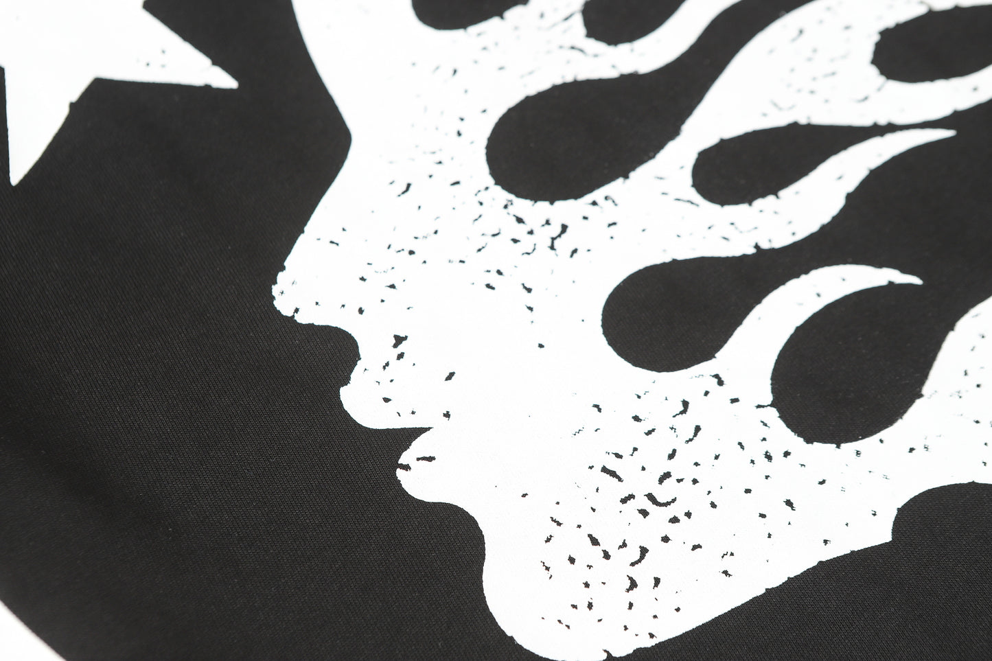 Hellstar Graphic Logo Rhinestone Vintage Black T-Shirt