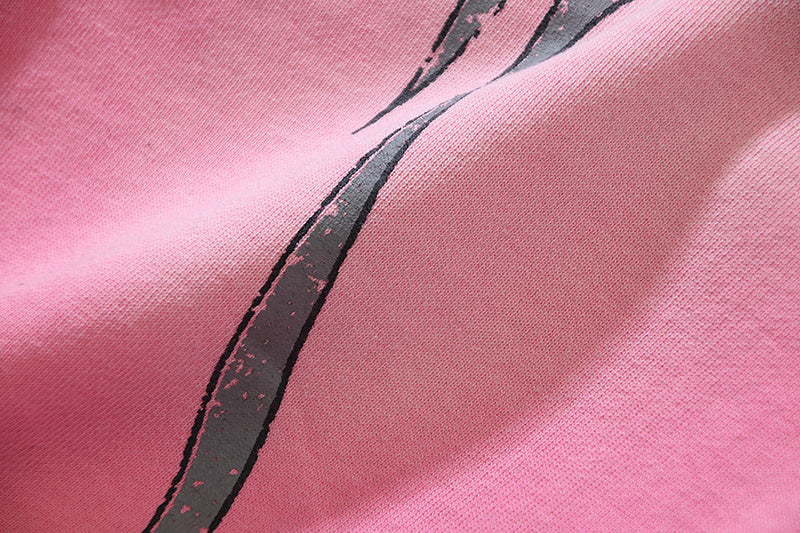 Hellstar Tribal Flame Graphic Print Sweatpants Pink
