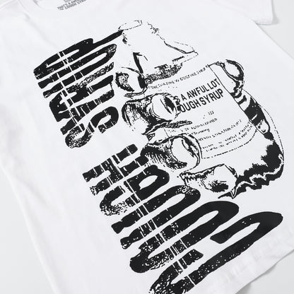 THAT'S A Awful Lot of Cough Syrup ‘Warning T-shirt white’