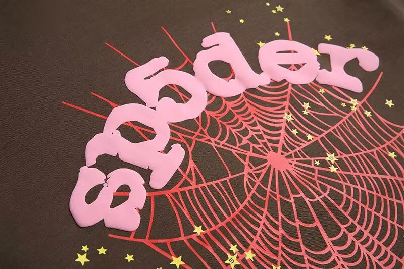 Spider Vintage Gothic Style Spider Printed Oversized T-Shirt, Hip-Hop Streetwear, Personalized Fashion