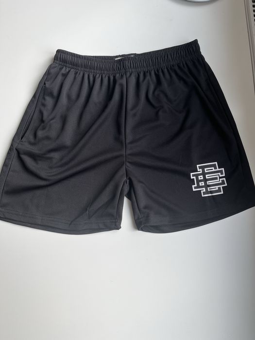 Black EE Basketball Shorts – Breathable Mesh Shorts by Eric Emanuel for Men