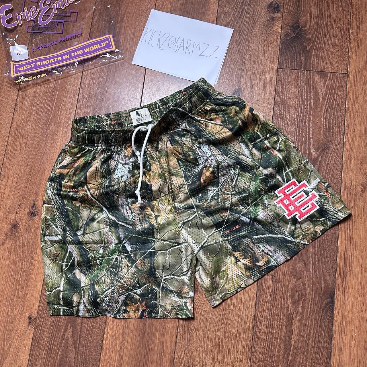 EE Camo Shorts for Men – Eric Emanuel Basketball Shorts with Street-Ready Graphic Look