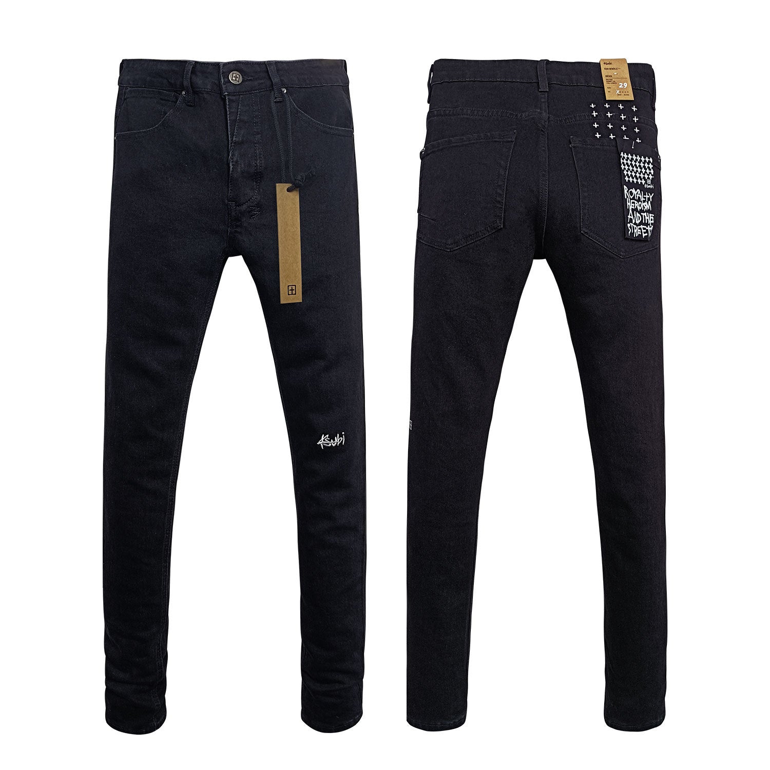 Ksubi Chitch Slim Men's Jet Black Jeans